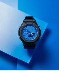 G-Shock Classic Style Blue Paisley Series Relógio Homem GA-2100BP-1AER