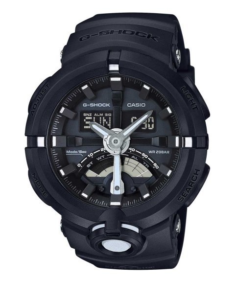 G-Shock Dual Coil Motor Relógio Homem GA-500-1AER G-Shock Dual Coil Motor Relógio Homem GA-500-1AER