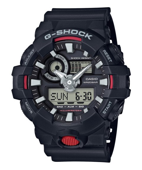 G-Shock Front Button Basic Relógio Homem GA-700-1AER G-Shock Front Button Basic Relógio Homem GA-700-1AER