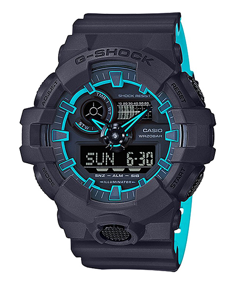 G-Shock Side Edge Color Basic Relógio Homem GA-700SE-1A2ER