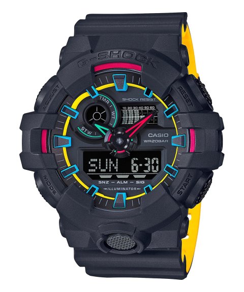 G-Shock Side Edge Color Basic Relógio Homem GA-700SE-1A9ER G-Shock Side Edge Color Basic Relógio Homem GA-700SE-1A9ER