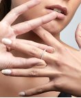 Lecarré Unforgettable Moments Joia Anel Ouro 18K e Diamante Mulher GA045OB