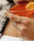 Lecarré Outside Is The New Luxury Joia Anel Ouro 18K, Topázio e Diamantes Mulher GA094TA