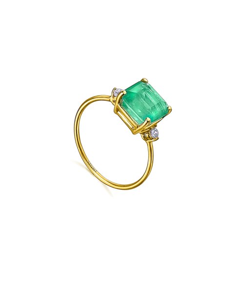 Lecarré Green Love Joia Anel Ouro 18K Mulher GA095OA Lecarré Green Love Joia Anel Ouro 18K Mulher GA095OA