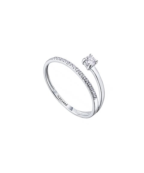 Lecarré Daily Diamonds Joia Anel Ouro 18K e Diamante Mulher GA096OB