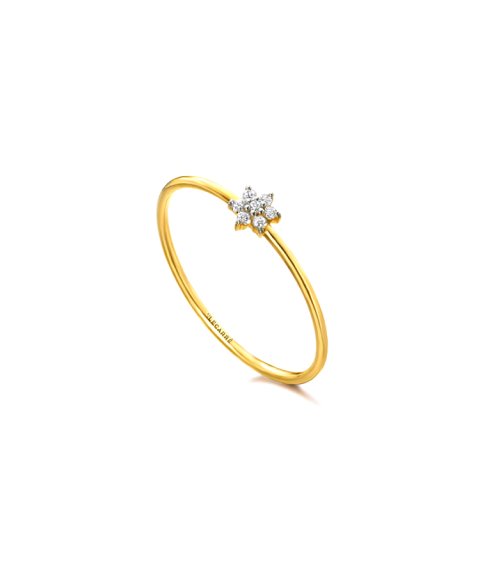Lecarré Mini Roseta Joia Anel Ouro 18K e Diamante Mulher GA102OA Lecarré Mini Roseta Joia Anel Ouro 18K e Diamante Mulher GA102OA