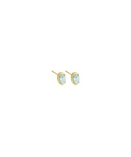 Lecarré Color Essentials Joia Brincos Ouro 18K e Topázios Azuis Mulher GB212TA.00