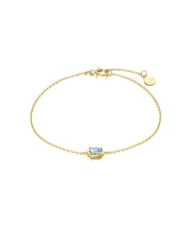 Lecarré Color Essentials Joia Pulseira Ouro 18K e Topázio Azul Mulher GC050TA.00