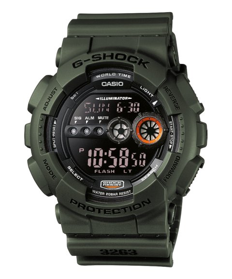 G-Shock Classic Relógio Homem GD-100MS-3ER G-Shock Classic Relógio Homem GD-100MS-3ER