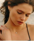 Lecarré Ocean Joia Colar Ouro 18K, Topázio e Diamantes Mulher GD114OB.00