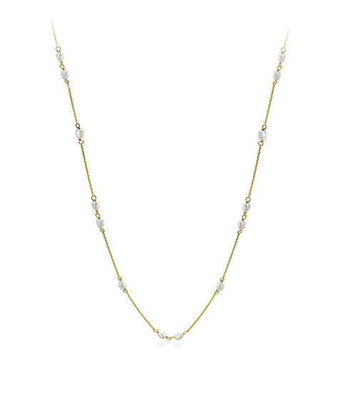 Lecarré Play Hard Joia Colar Ouro 18K e Pérolas Mulher GD117OA.00