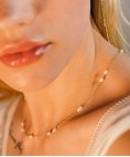 Lecarré Play Hard Joia Colar Ouro 18K e Pérolas Mulher GD117OA.00