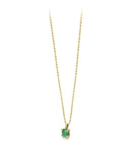 Lecarré Colorize Joia Colar Ouro 18K e Esmeralda Mulher GD133ES.00