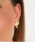 Portugal Jewels Ana Moura Pomba Verde Joia Brincos Mulher GEAM00326G