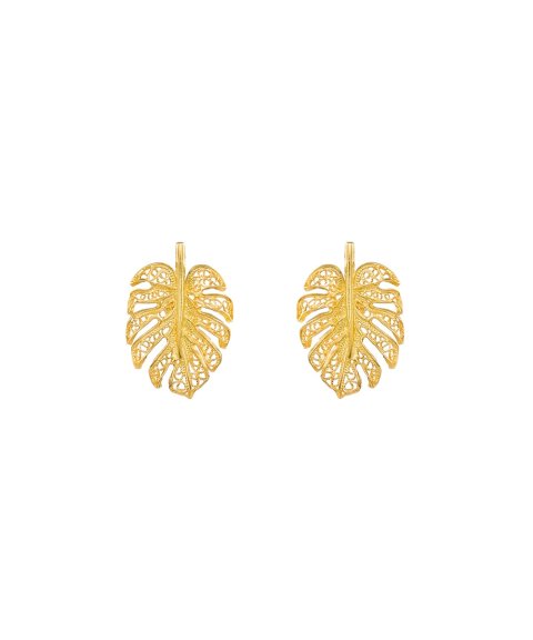 Portugal Jewels Ciclo Monstera Joia Brincos Mulher GECL00121A