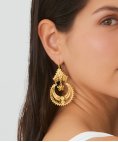 Portugal Jewels Ciclo Arrecadas Flor Joia Brincos Mulher GECL00435A
