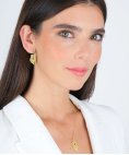 Portugal Jewels Dar Cor à Tradição Coração de Viana Joia Brincos Mulher GECV00165G
