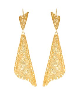 Portugal Jewels Clássicos Xaile de Fadista Joia Brincos Mulher GEFG00525A