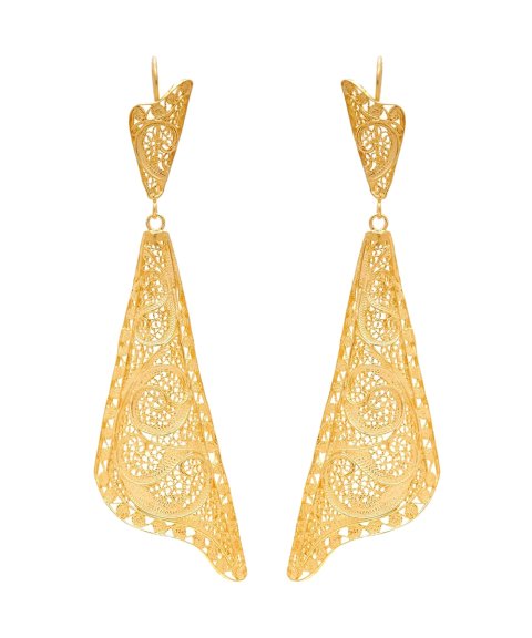 Portugal Jewels Clássicos Xaile de Fadista Joia Brincos Mulher GEFG00525A