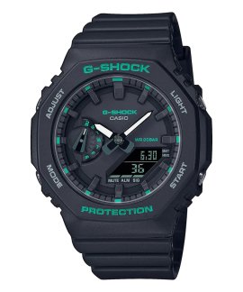 G-Shock Green Accent Colours Relógio GMA-S2100GA-1AER