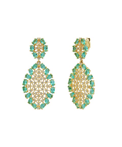 Hav-vah Joia Brincos Mulher BL354D Hav-vah Joia Brincos Mulher BL354D