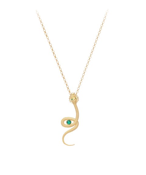 Portugal Jewels Ana Moura Cobra Verde Joia Colar Mulher GNAM00695G Portugal Jewels Ana Moura Cobra Verde Joia Colar Mulher GNAM00695G
