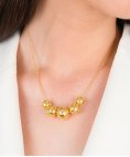Portugal Jewels Cinco Contas de Viana Joia Colar GNCT00556A
