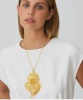 Portugal Jewels Clássicos Coração de Viana XL Joia Colar Mulher GNCV01050A
