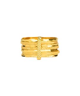 Portugal Jewels Barroco Sete Escravas Joia Anel Aliança Mulher GRBA00241A