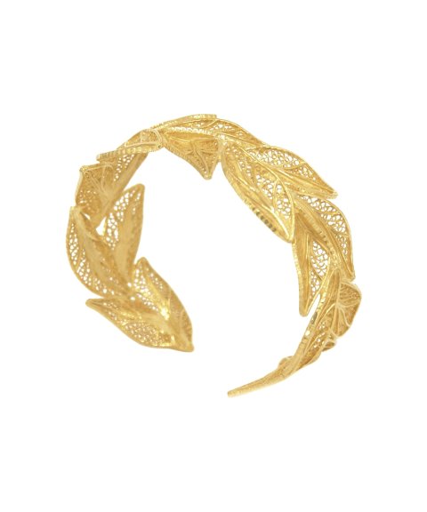 Portugal Jewels Ciclo Folhas Joia Pulseira Bangle Mulher GSCL00810A