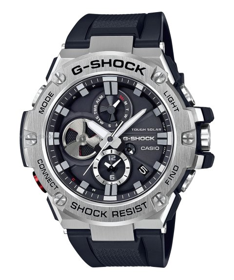 G-Shock G-Steel Solar Bluetooth Relógio Homem GST-B100-1AER G-Shock G-Steel Solar Bluetooth Relógio Homem GST-B100-1AER