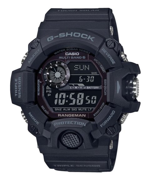 G-Shock Premium Master of G Mudmaster Rangeman Relógio Homem GW-9400-1BER G-Shock Premium Master of G Mudmaster Rangeman Relógio Homem GW-9400-1BER