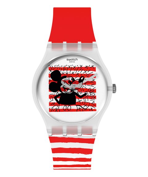 Swatch Keith Haring Mouse Mariniere Relógio GZ352