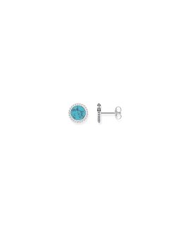 Thomas Sabo Turquoise Joia Brincos Mulher H2006-404-17