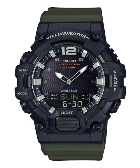 Casio Collection Front Light Button Relógio Homem HDC-700-3AVEF Casio Collection Front Light Button Relógio Homem HDC-700-3AVEF