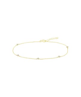 Time Road Joia Pulseira Ouro 9K Mulher HIN00049 18