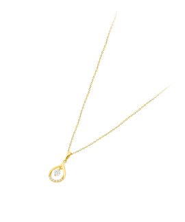Time Road Joia Colar Ouro 9K Mulher HIN00139 43
