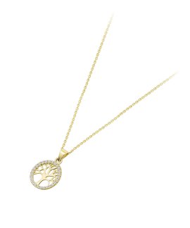 Time Road Basics Joia Colar Ouro 9K Mulher HIN00167/45