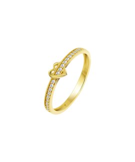 Time Road Joia Anel Ouro 9K Mulher HIN00204