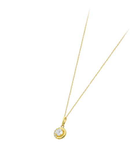 Time Road Joia Colar Ouro 9K Mulher HIN00218 45 Time Road Joia Colar Ouro 9K Mulher HIN00218 45