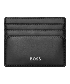 Hugo Boss Classic Smooth Black Porta-Cartões Homem HLC403A