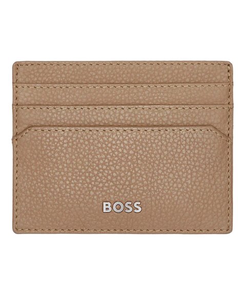 Boss Classic Grained Camel Porta-Cartões Homem HLC416X