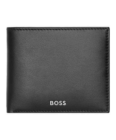 Boss Classic Smooth Black Carteira Homem HLM403A
