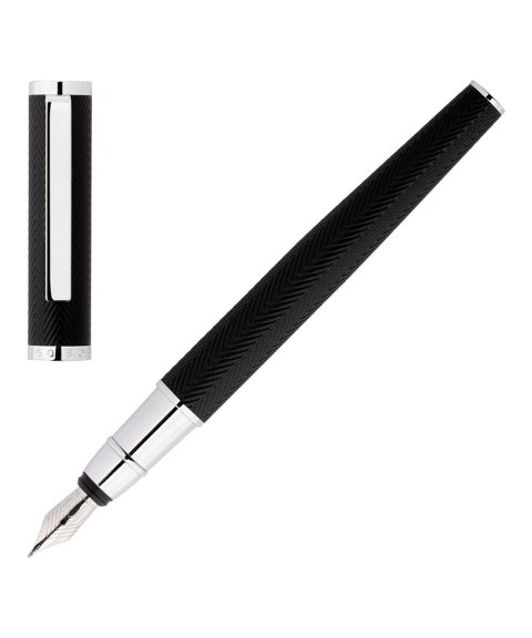 Hugo Boss Formation Herringbone Chrome Caneta Homem HSI1062B Hugo Boss Formation Herringbone Chrome Caneta Homem HSI1062B