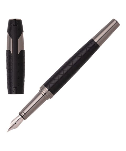 Hugo Boss Chevron Black Caneta Homem HSS2522A Hugo Boss Chevron Black Caneta Homem HSS2522A