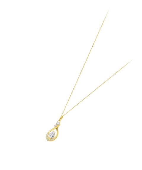 Time Road Joia Colar Ouro 9K Mulher IC00200 43 Time Road Joia Colar Ouro 9K Mulher IC00200 43