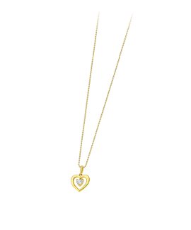 Time Road Joia Colar Ouro 9K Mulher IC00338 43