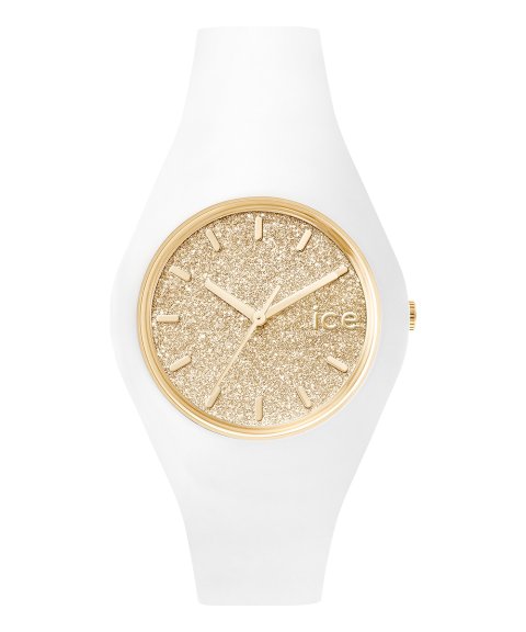 Ice Watch Glitter M White Gold Relógio Mulher 001352