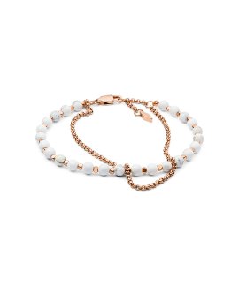 Fossil Multi-Beaded Joia Pulseira Mulher JA6774791