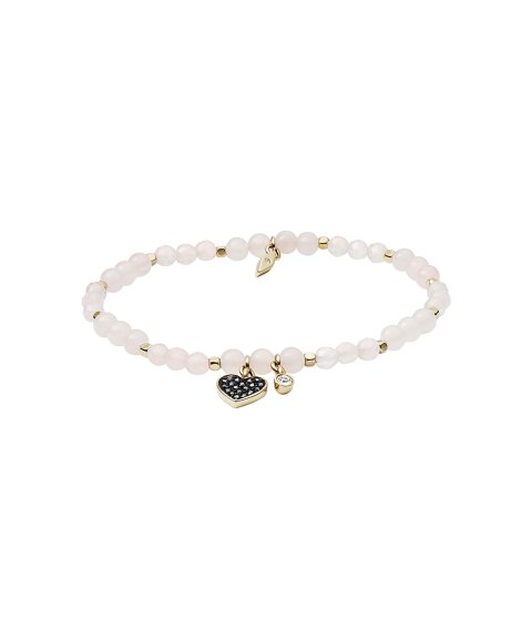 Fossil Rose Quartz Love Joia Pulseira Mulher JA6922710